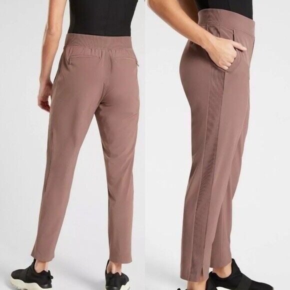 Athleta Pants - Womens Size 20 Athleta Brooklyn Ankle Pant Mineral Brown NWOT